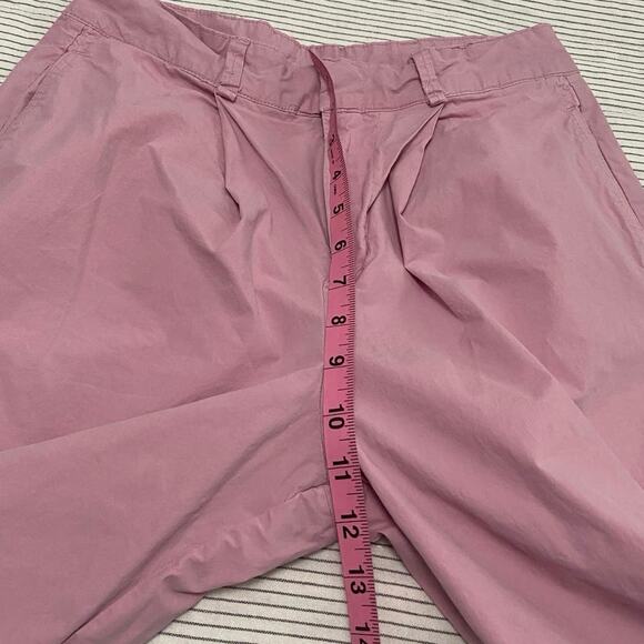 Free People Luca Barrel Pink Cropped Pleated Pants Womens Size 4 X 25 Casual - Picture 3 of 9